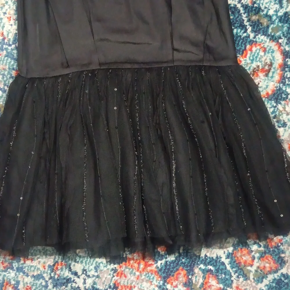 GAP Black Sparkle Tulle Skirt Kids Formal Dress